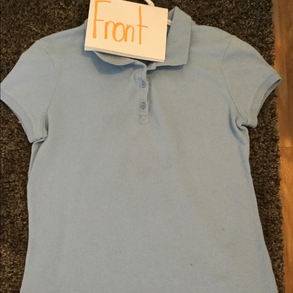 OLD NAVY TEEN GIRL GOLF POLO BLUE